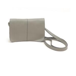 NWT btb LA Leather Gray Kelly Crossbody Bag